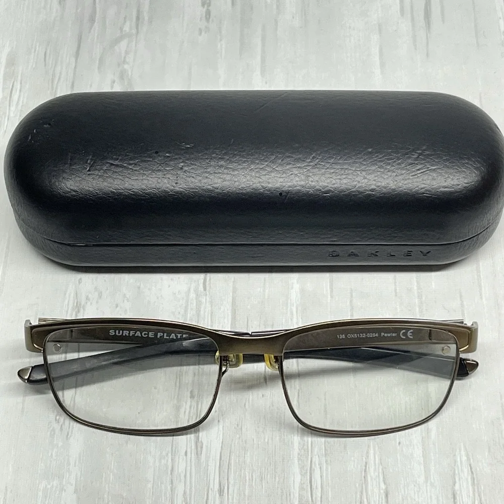 Oakley Surface Plate OX5132 0254 Pewter‎ Eyeglass Frames 54-18-138mm Frames Only